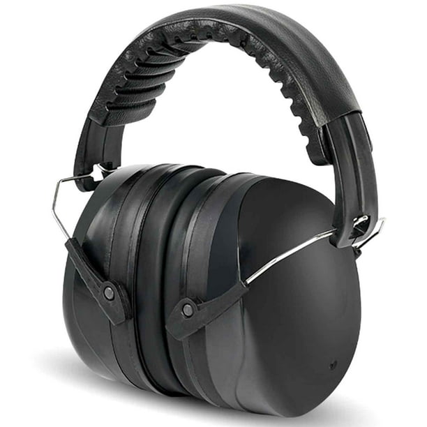 Powstro Noise Reduction Safety Ear Muffs, Hearing Protection Earmuffs, NRR 35dB Adjustable Noise