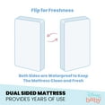 thumbnail image 6 of Disney Winnie the Pooh Dual-Sided Crib/Toddler Mattress by Delta Children, GREENGUARD Certified, 6 of 10