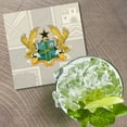 thumbnail image 2 of Ghana Coat Of Arms 4'' X 4'' Square Wooden Coaster, 2 of 3