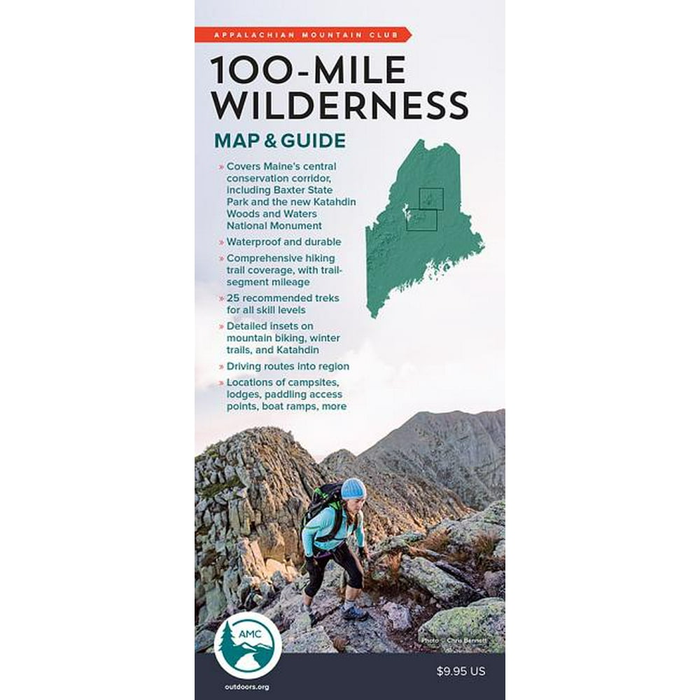 100Mile Wilderness Map & Guide (Other)