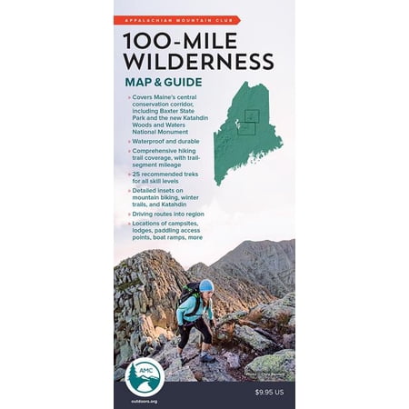 ISBN 9781628421002 product image for 100-Mile Wilderness Map & Guide (Other) | upcitemdb.com