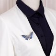 thumbnail image 2 of Butterfly Brooch Pins Women Enamel Insect Pin Lapel Pin Safety Pin, 2 of 4