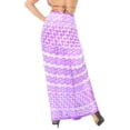 thumbnail image 2 of HAPPY BAY Women's Beachwear Sarong Coverups Bikini Skirt Swim Cover up Summer Wraps Bathing suit Swimwear Beach Wrap Skirts for Women One Size Violet, Polka Dots, 2 of 3