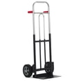thumbnail image 4 of Foldable Hand Truck 220lbs Capacity, Heavy Duty Steel Collapsible Utility Cart with TPR Wheels & Free Bungee Cord, Portable Dolly, 4 of 7