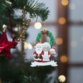thumbnail image 6 of Grandkids with Grandparents Christmas Tree Ornament - Acrylic Holiday Decor for Festive Hanging Decorations for Gifts, Party, Windows, Doors(A), 6 of 8