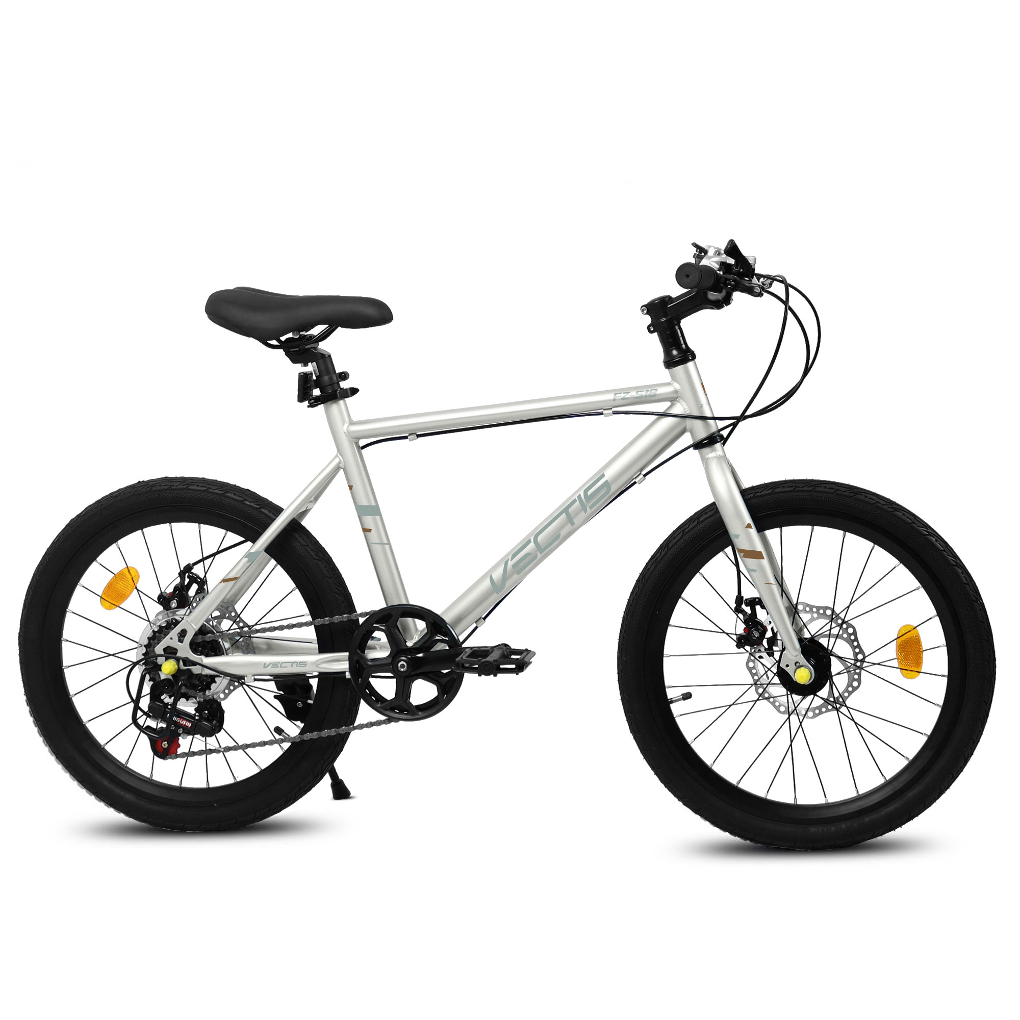 20 Inch Kids Road Bike for Boys Girls Hybrid Bicycle 7-Speed Steel