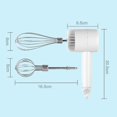 thumbnail image 4 of Batidora De Mano Eléctrica Inalámbrica, Batidora De Mano Recargable Usb De 3 Velocidades Para Alimentos Para Bebés, Batidora Eléctrica Portátil Mini Batidora De Mano Inalámbrica Para Batidor De H, 4 of 5