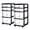 Clear/Black, variant on 2-Pack 4-Tier Clear Plastic Storage Drawer Tower, Mobile Organizing Container Cart with Wheels for Home Office Bedroom, Vertical Storage Organizer for Closet Craft Room, Clear/Black