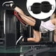 thumbnail image 3 of Correas de tobillo acolchadas para sujeción de de cable Pierna Polea de retroceso Par de entrenamiento Puños de tobillo para caderas Isquiotib Negro Soledad Correa de tobillo de gimnasio, 3 of 8