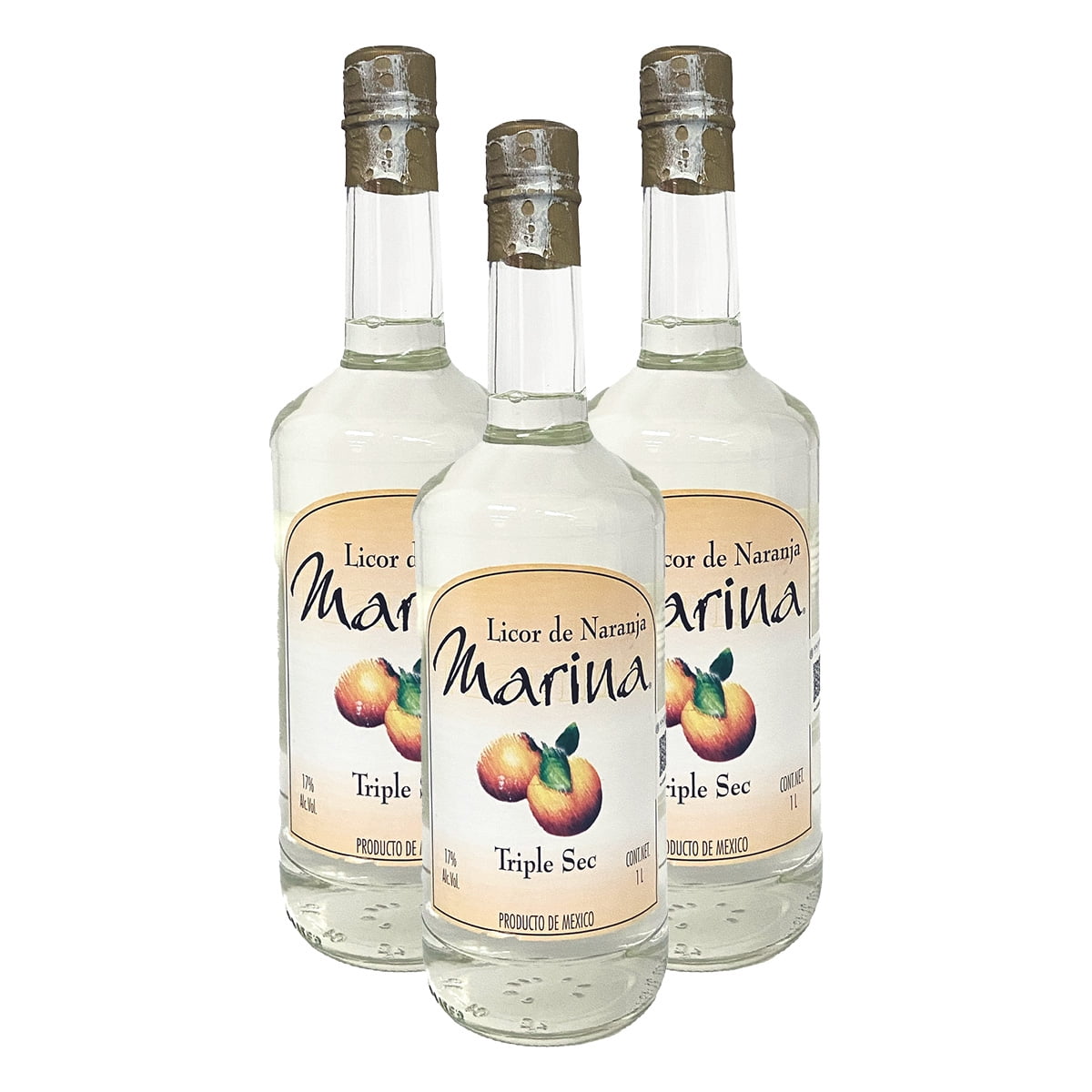 Tripack Licor de Naranja Marina Triple Sec 1 L Marina Licor de Naranja ...