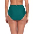thumbnail image 5 of RELLECIGA Women's High Cut Cheeky High Waisted Bikini Bottoms Tummy Control Swim Bottom Full Coverage Underwear Panties Swimsuit Bathing Suit Bottom, 5 of 6