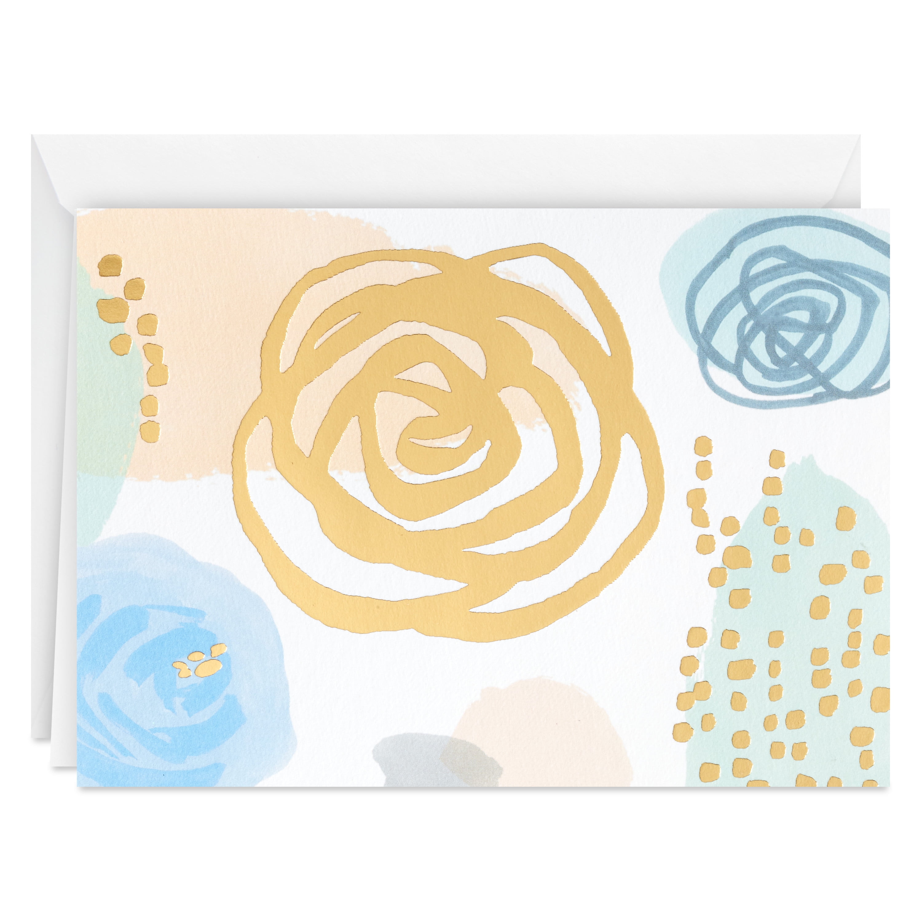 Hallmark Blank Note Cards, Abstract Roses, 12 ct.