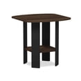 thumbnail image 1 of Mesa auxiliar y auxiliar Furinno Simple Design Columbia en nogal y negro, 1 of 6