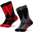 thumbnail image 1 of 2 pares de calcetines de esquí para niños, calcetines térmicos cálidos para niños y niñas, calcetines para nieve, calcetines para exteriores, patinaje, senderismo, invierno, 1 of 6