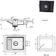 thumbnail image 5 of Scienceny Cerradura de puerta de Panel tipo tirador negro, mecanismo de bloqueo fácil y seguro para cualquier puerta, elegante y duradero Accesorios para vehículos recreativos, 5 of 6