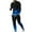 Blue, variant on UVEASISHA Mens Flame Print Sweatsuit Long Sleeve Crewneck Tracksuit Outfit Pullover Sweatshirt and Sweatpant Sets Big and Tall Men's Casual Jogging Suits Clearance Items