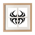 thumbnail image 1 of Insecto araña Negro Telaraña ilustración Pantalla de escritorio de pared de marco 4 aperturas, 1 of 4