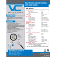 thumbnail image 4 of Vertical Cable 1000ft Solid Cat6 Cable - 23AWG 550MHz CMR - Blue, 4 of 5