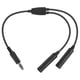 thumbnail image 1 of Aviation to U174/U Helicopter Headset Adapter Communication Cable Double Plugs Converter With Electromagnetic Shielding, 1 of 5