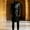 Z_ Black, variant on Mens Double Collar Long Trench Coat Long PU Leather Jacket Parka Stylish Solid Leather-Inspired Trench Coat Mid-Length Business Outerwear Black XXL