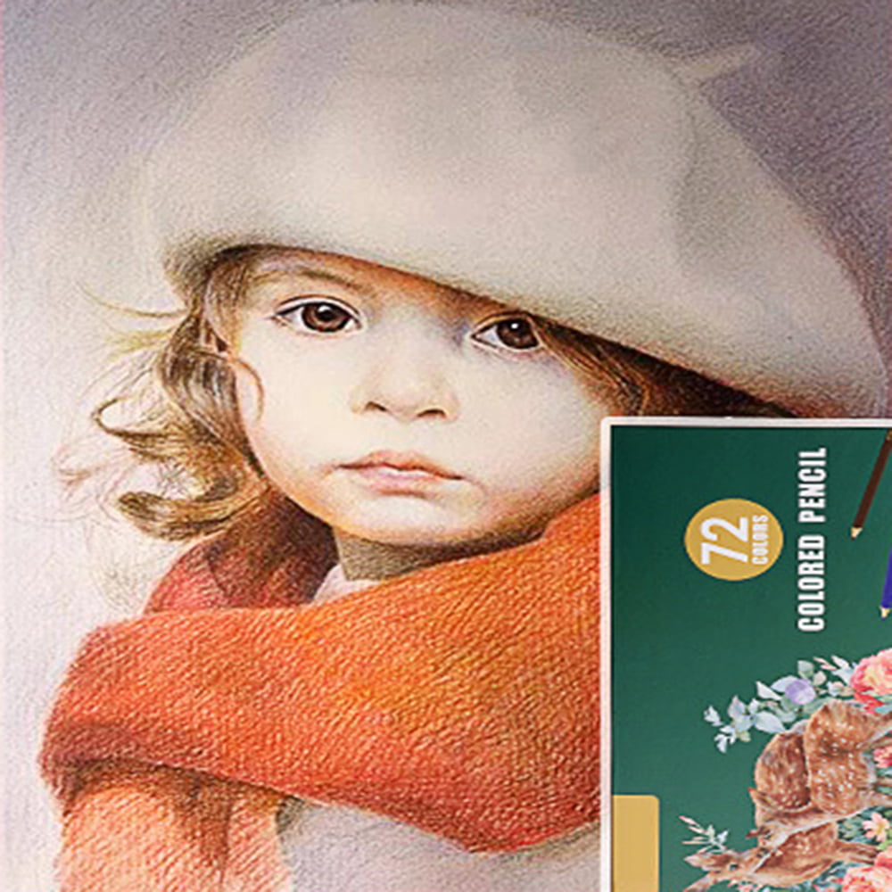 72-color Oily Colored Pencil Paper Tube Student Sketch Painting