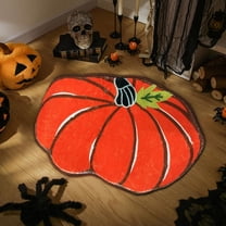Vggrvlo Under5 Halloween Bath Rugs Mats for bathroom Non Slip Extra Soft Absorbent Chenille Floor Mats Rubber Backing Quick Dry Bathroom Rugs Halloween Decor