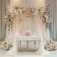 thumbnail image 3 of 92.91x27.95inch Metal Pergola Arch Wedding Ceremony Arch Archway Frame Backdrop Stand Garden Trellis, 3 of 9