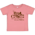 thumbnail image 3 of Inktastic Real Cowboys Boys or Girls Baby T-Shirt, 3 of 5