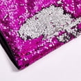 thumbnail image 4 of Men's Reversible Sequin Two Piece Short Sleeve Shirt Shorts Outfit Casual Parties Special Events With Sparkling Design Hot Pink S, 4 of 7
