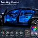 thumbnail image 3 of Tira de luces LED para interior de coche QVEVDACAR RGB con control inalámbrico, 3 of 6
