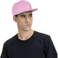 thumbnail image 6 of Jesus Loves You Bro Flat Brim Hat Classic Fashion Trucker Adjustable Brim Baseball Cap for Men Women Black, 6 of 8