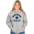 thumbnail image 3 of Paramedic Bad*ss Life Saver EMT Zip Up Hoodie Men's Women's Brisco Brands S, 3 of 5
