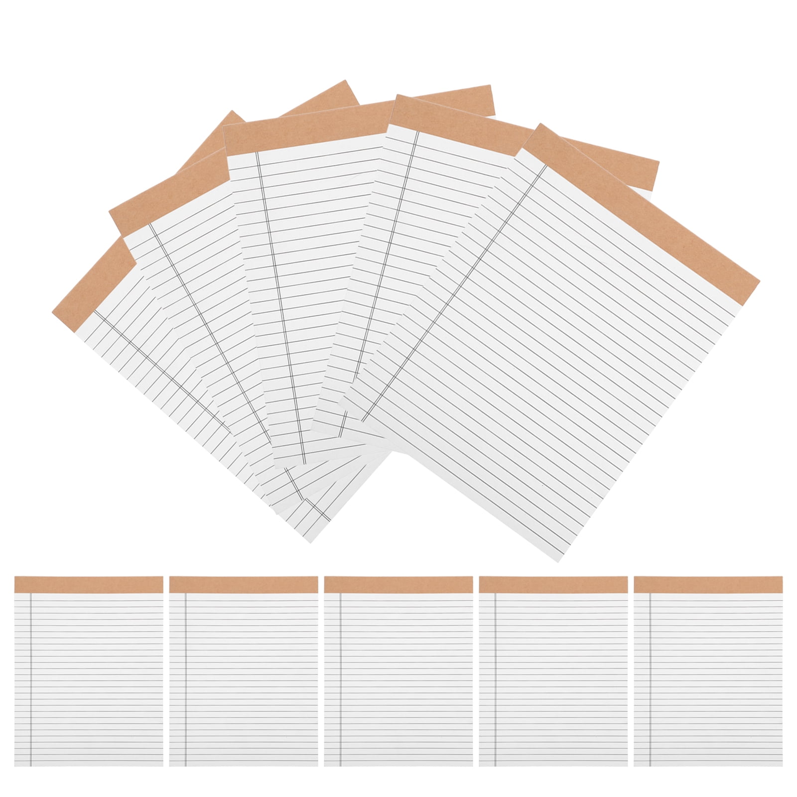 10 Pack Legal Pads Writing Pad 8x11 Inch Lined Writing Note Pads Grocery List Notepad Narrow Ruled Writing Pads