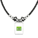 thumbnail image 1 of día internacional de los impedidos collar a mano colgante de cuerda de cuero Unbranded M, 1 of 3