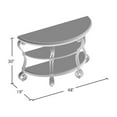 thumbnail image 5 of Bowery Hill Traditional Wood 2-Shelf Console Table Brown Cherry, 5 of 5