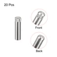thumbnail image 3 of 5x18mm 304 Stainless Steel Dowel Pins, 20 Pack Knurled Head Flat End Dowel Pin, 3 of 6