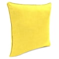 thumbnail image 5 of Jordan Manufacturing 16" x 16" Sunray Yellow Crosshatch Square Outdoor Throw Pillow with Welt, 5 of 9