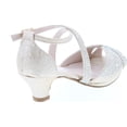thumbnail image 5 of Link Fantastic-90K Girl's Rhinestone Criss Cross Ankle Strap Chunk Heel Sandals, 5 of 7