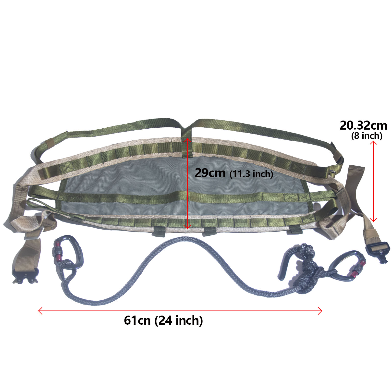 Tree Saddle, Hunting Saddle, Lightweight Tree Saddle, Comfortable Tree Saddle Hunting System Accessories, Includes Adjustable Bridge, Essential Tree Stand Accessories