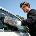 thumbnail image 6 of 1Pcs Microfiber Wash Mitt,Ultra-Soft Washing Glove for Car, Scratch-Free Cleaning for Cars, Trucks, Suvs & Motorcycles(Sky Blue), 6 of 7