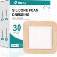 thumbnail image 1 of Aderezo de espuma de silicona ZMZPA, 30 unidades, 10 x 10 cm, impermeable, 1 of 7