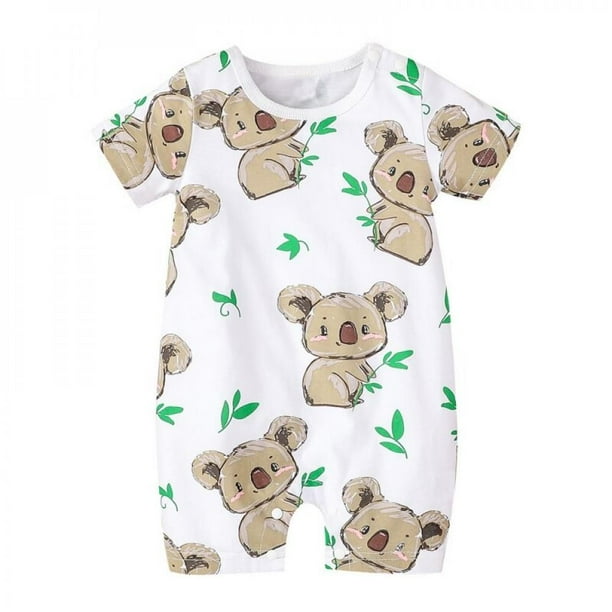 Summer Clothing Baby Boy Girl Rompers Babies Toddler S Clothes Cartoon Koala Onesie Kids Pyjamsa Newborn Infant Walmart Com Walmart Com