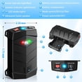thumbnail image 2 of Rodent Repellent for Car Engines, Pest Mouse Bat Squirrel Repellent, Variable Frequency Ultrasonic&LED Strobe Lights, Keep Mice Away from Vehicle Indoor Outdoor Room(2-Pack), 2 of 7