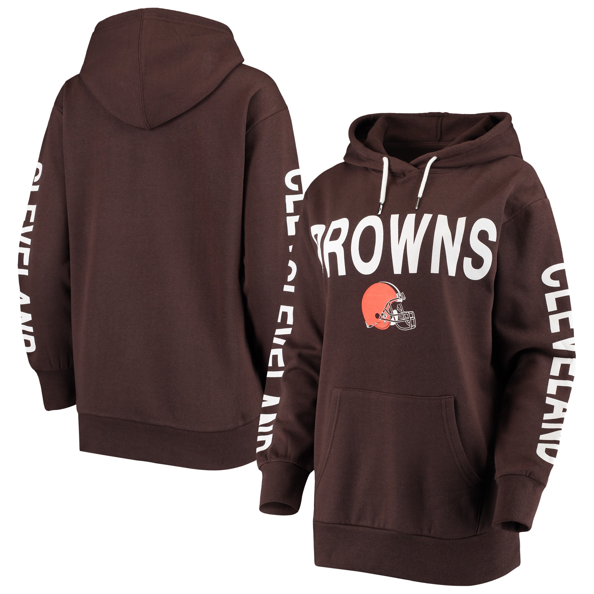 women's browns hoodie