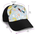 thumbnail image 2 of Yiaed Japanese Carps Print Baseball Cap Dad Hat Polo Style Plain Blank Adjustable Size, 2 of 5