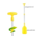 thumbnail image 4 of Amdohai Rame Télescopique pour Kayak, Pagaie, Rafting, Bateau, Pagaye, Canot, Rames, Plastique, Alliage d'Aluminium, Rames de Bateau 53-108,5 cm, 4 of 7
