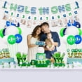 thumbnail image 7 of Golf 1st Birthday Decorations, Hole In One Banner, Golf Monthly Photo Banner for Boys Baby First Birthday Party Supplies Golf Theme Birthday Party, 7 of 7