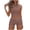 Rose Gold, variant on TEAJOPSUU Womens 2 Piece Sets Halter Sleeveless Tank Top High Drawstring Waisted Shorts Sets Slim Fitted Hot 2 Piece Clothing Sets Red
