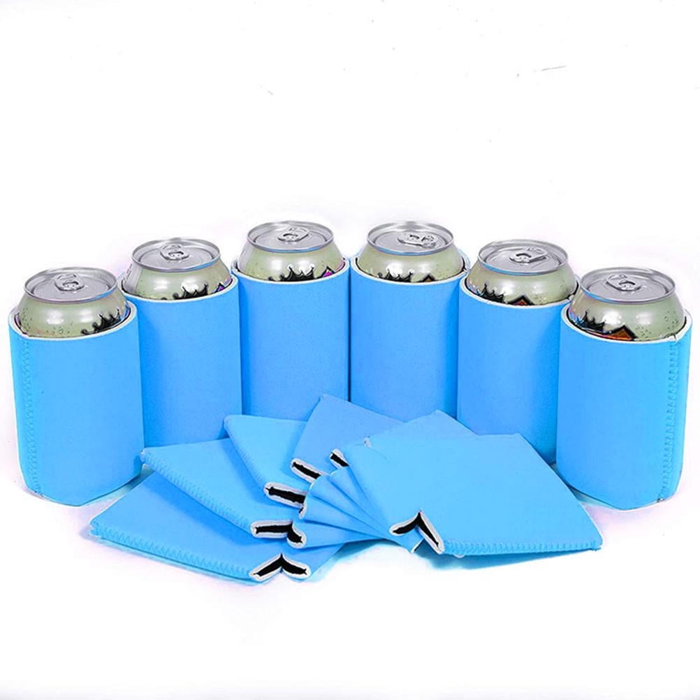 Blank Beer Can Cooler Sleeve Soft Insulated Can Sleeve for Soda Beer