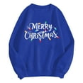 thumbnail image 6 of TTUHYWXI Women's Merry Christmas Oversized Pullover Sweatshirt With Lights - Holiday Xmas Sweater Top (Blue, 3XL), 6 of 6